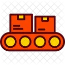 Assembly Line Belt Conveyor Icon