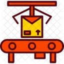Assembly Line Belt Conveyor Icon