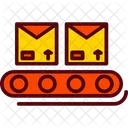 Assembly Line Belt Conveyor Icon