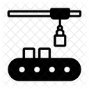 Assembly Line Manufacturing Factory Icon