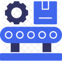 Assembly Line Production Line Manufacturing Line Icon