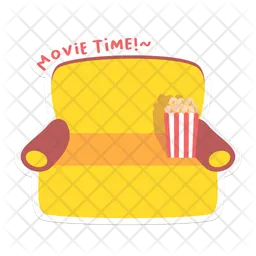 Assento para assistir filmes  Ícone