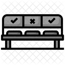 Assento De Distancia Cadeiras Assento Ícone