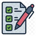 Assessment Evaluation Checklist Icon