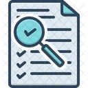 Assessment Document Evaluation Icon