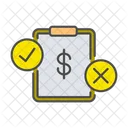 Assessment Decision Banking Icon