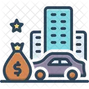 Asset Belongings Car Icon