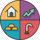 Asset Allocation Investment Icon