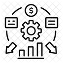 Asset Allocation Compensation Financial Icon