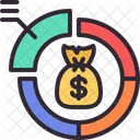 Asset Management Pie Chart Icon