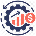 Asset Utilization Cost Budget Icon