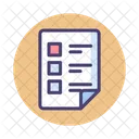 Assignment Notes Paper Icon