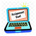 Assignment Due Deadline Assessment Icon