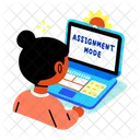 Assignment Mode Assessment Student Icon