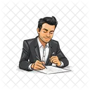 Contrato Documento Acordo Ícone