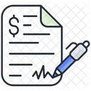Assinatura Do Contrato Ícone