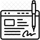 Assinatura Eletrônica  Ícone
