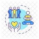 Assist Meditation Healthy Lifestyle Icon