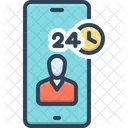 Assistance Helper Phone Icon