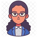 Woman Avatar Assistant Icon
