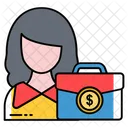 Office Worker Female Icon