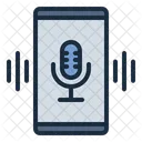 Assistencia De Voz Assistente De Iot Voz Ícone