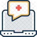 Online Medico Suporte Ícone