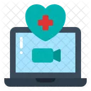 Assistência médica on-line  Icon