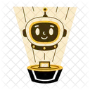 Assistente De Holograma Bot Robo Ícone