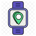 Localizacao Do Relogio Smartwatch Localizacao Ícone