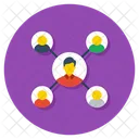 Association User Network User Connected Icon