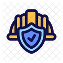 Travailleur Assurance Securite Icon