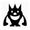 Monstro Dia Das Bruxas Assustador Ícone