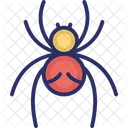 Assustador Aranha De Halloween Assustador Ícone