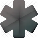 Asterisco Estrella Teclado Icono
