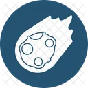 Asteroid Space Comet Icon