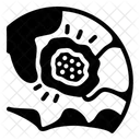 Asteroid Explosion Cosmic Impact Celestial Catastrophe Icon