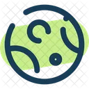 Asteroid Space Comet Icon