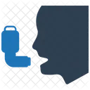 Asthme Respiration Inhalateur Icône