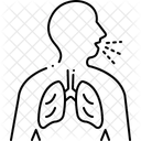 Asthme Inhalateur Respiration Sifflante Icône