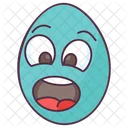 Edible Astonished Egg Egg Shell Icon