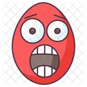 Edible Astonished Egg Egg Shell Icon