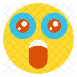 Astonished Face Emoji Icon