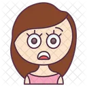 Astonished Girl  Icon