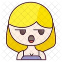 Astonished Girl  Icon
