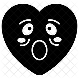 Astonished Heart Emoji Icon