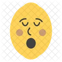 Astonished Lemon Face  Icon