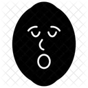 Astonished Lemon Face  Icon