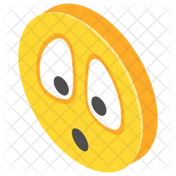 Astonished Smiley Emoji Icon