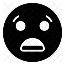 Astonished Smiley Face  Icon